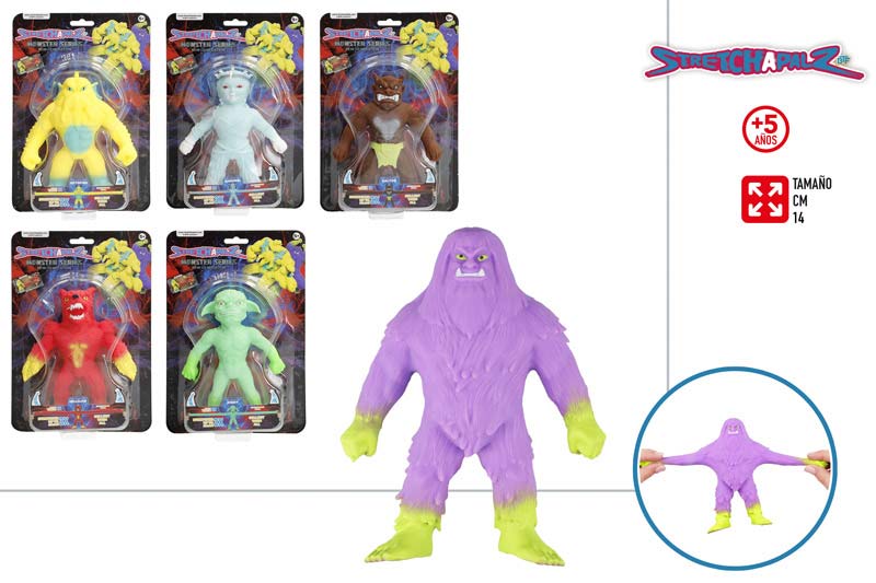 STRETCHAPALZ- FIGURAS MONSTRUOS 14CM 9039500