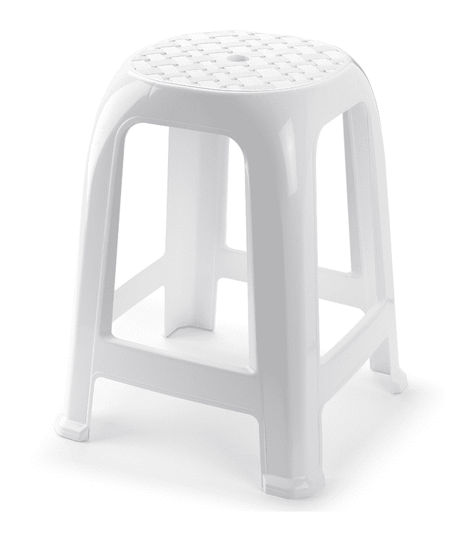 TABURETE BLANCO  46X37X37 903200