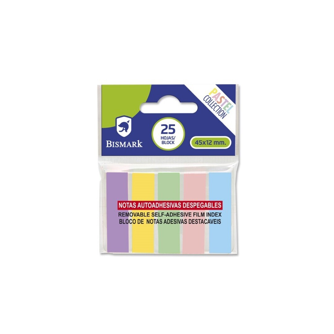 TACO ADHESIVO 5GUIAS PASTEL 9004800