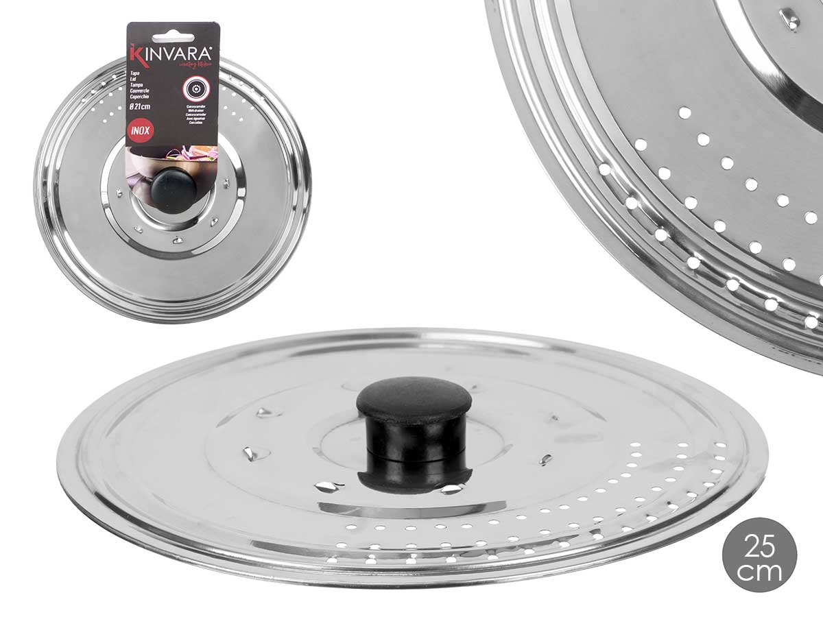 TAPA SARTEN C/ESCURRIDOR 21CM 901500
