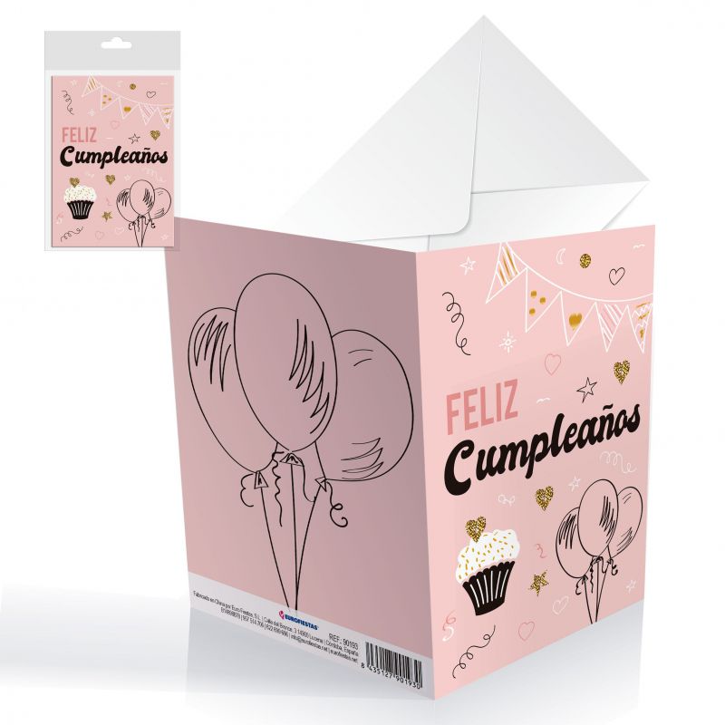 TARJETA CUMPLE CUPCAKE 9004700