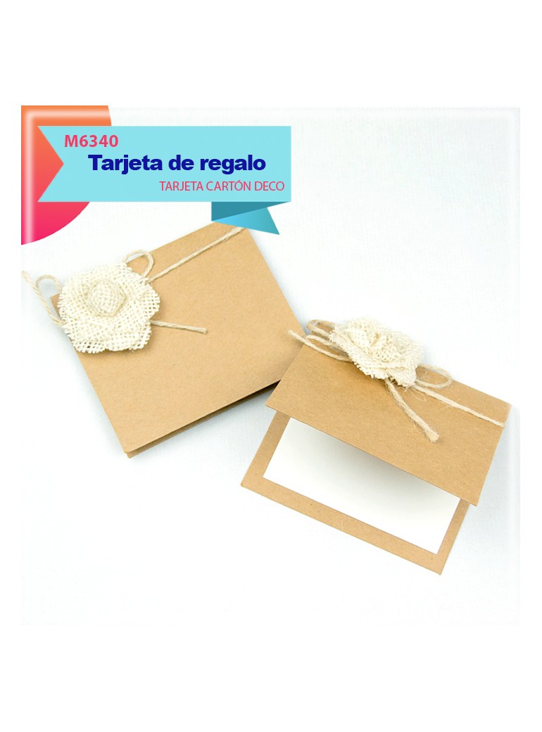 TARJETA REGALO DETALLE CAÑAMO 900600