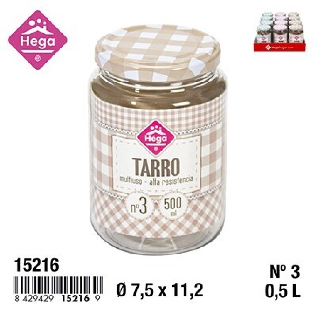 TARRO  VICHY Nº3 0.5L  7.5X1CM 901100