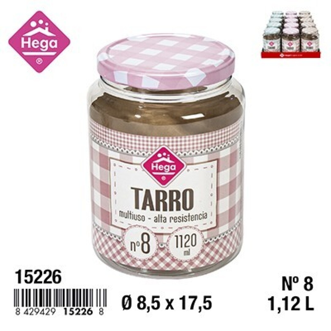 TARRO  VICHY Nº8 1.1L  8.5X17CM 901600
