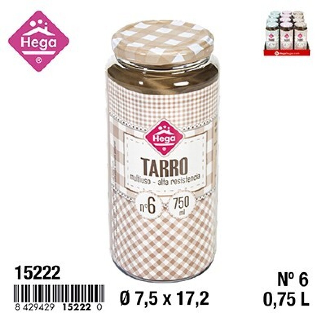 TARRO VICHY Nº6 0.75L 7.5X17CM 901300