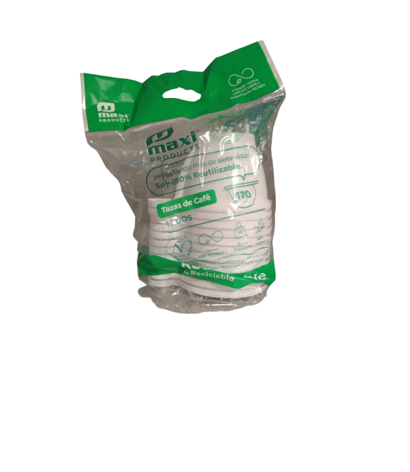 TAZA BLANCA 170CC REUTIL. 12UD 9006500