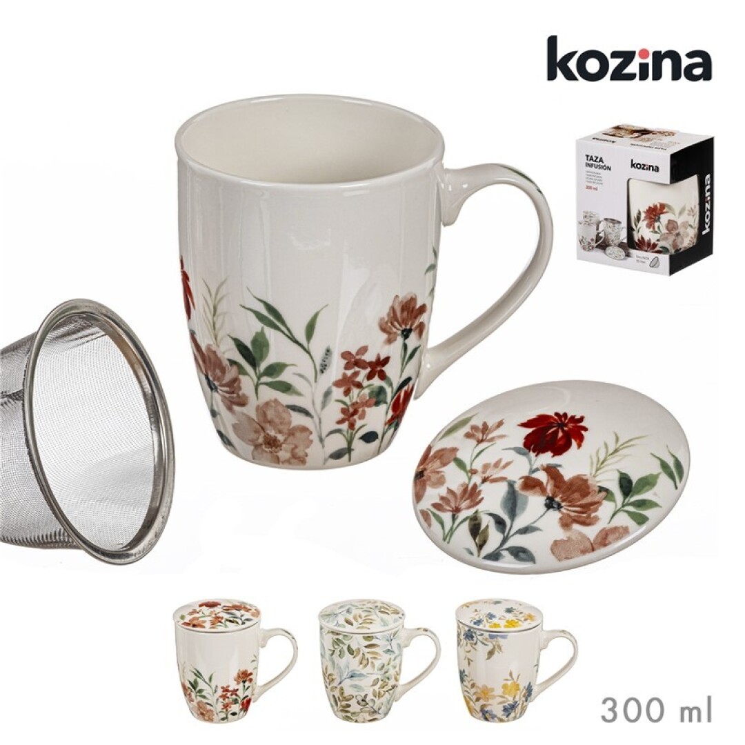 TAZA INFUSION C/FILTRO BOHEMIAM 300ML 903700