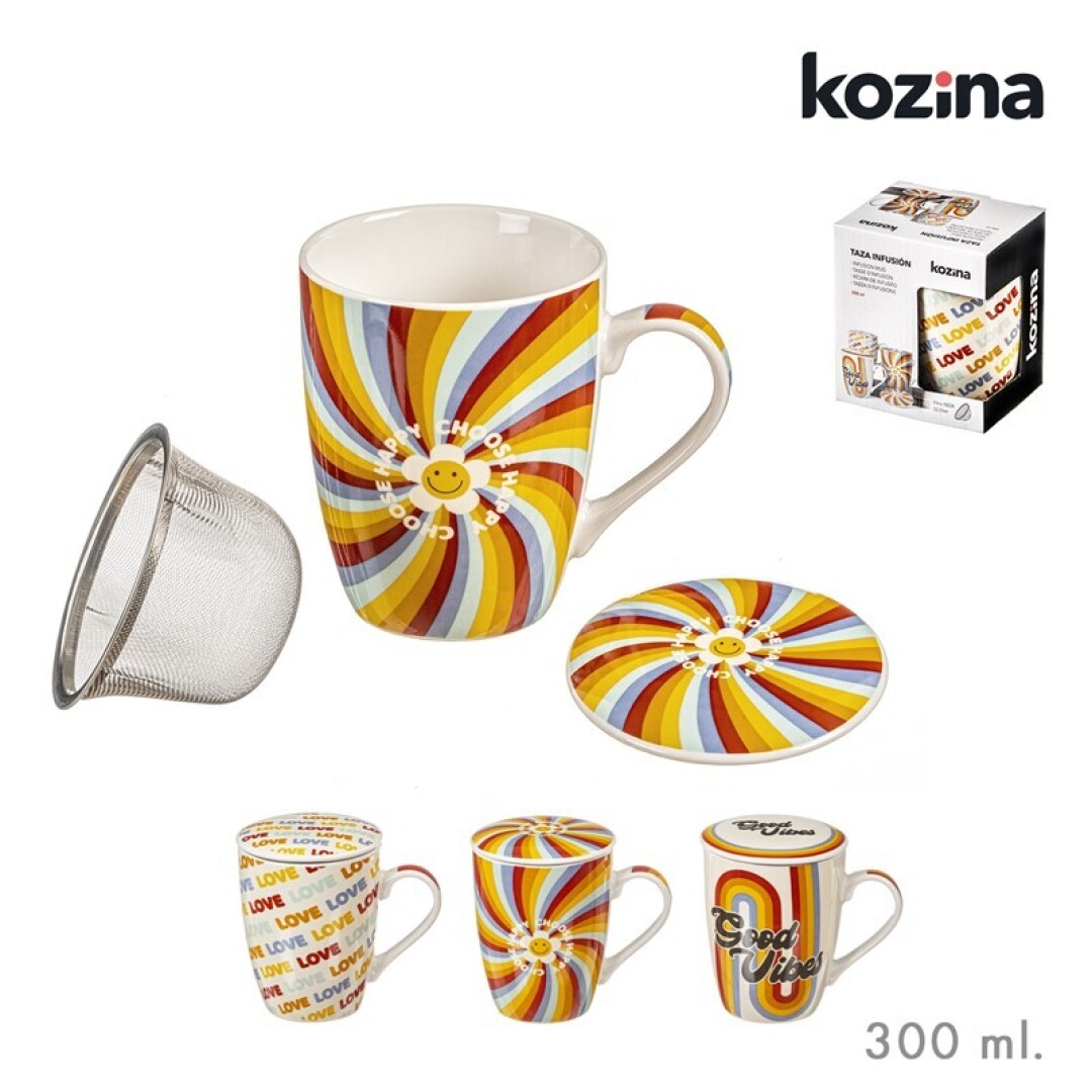 TAZA INFUSION C/FILTRO GOOD 300ML 903500