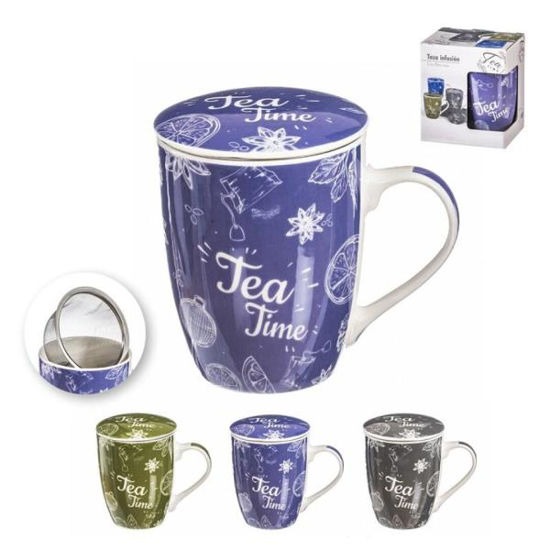 TAZA INFUSION C/FILTRO TEA TIME 903200