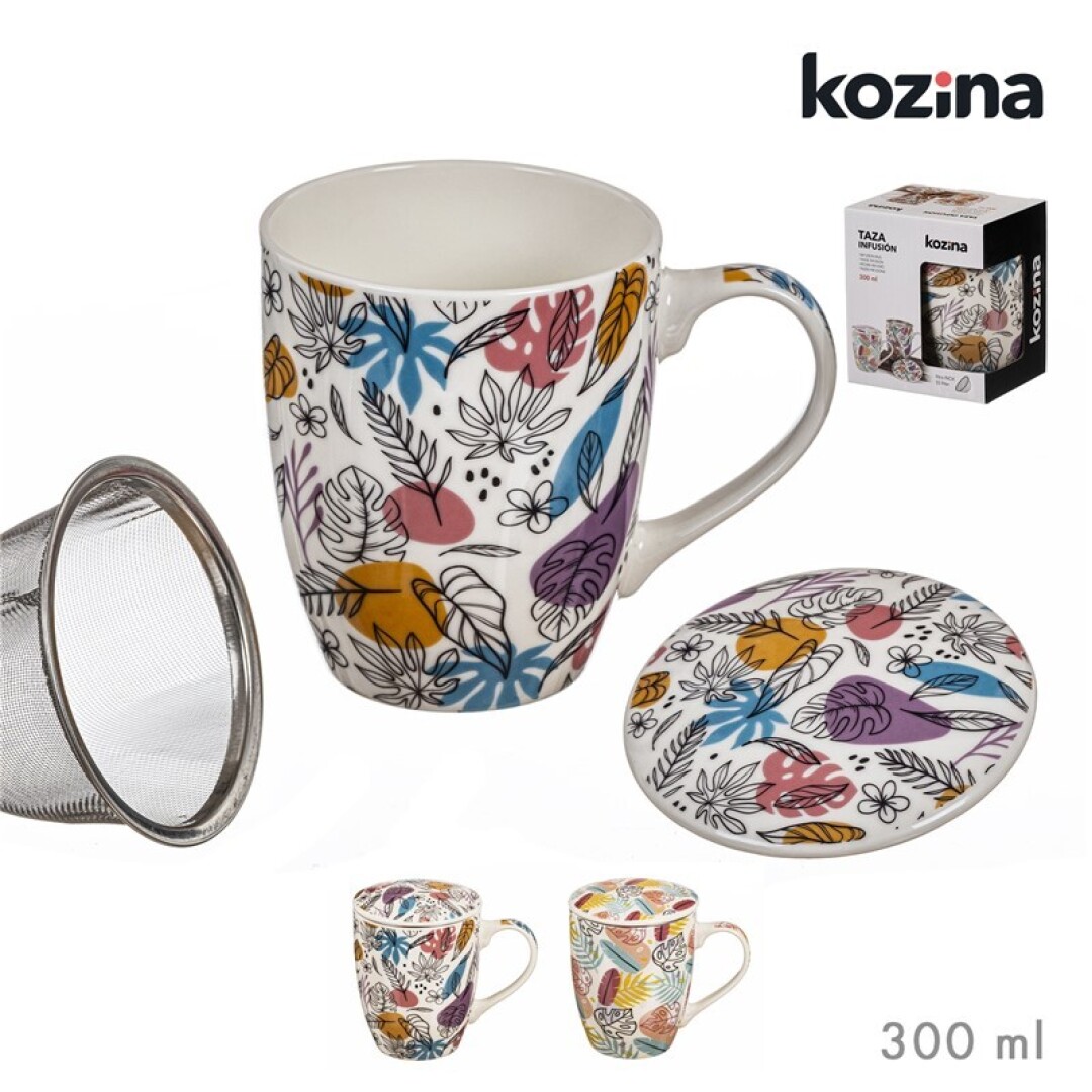 TAZA INFUSION C/FILTRO TROPIC 300ML 903700
