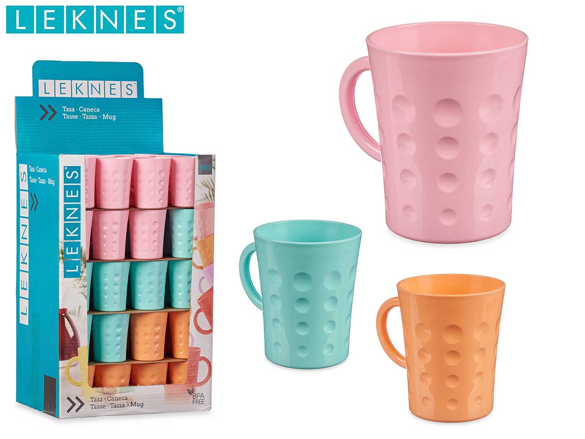 TAZA PLAST. 300ML PASTEL 900800