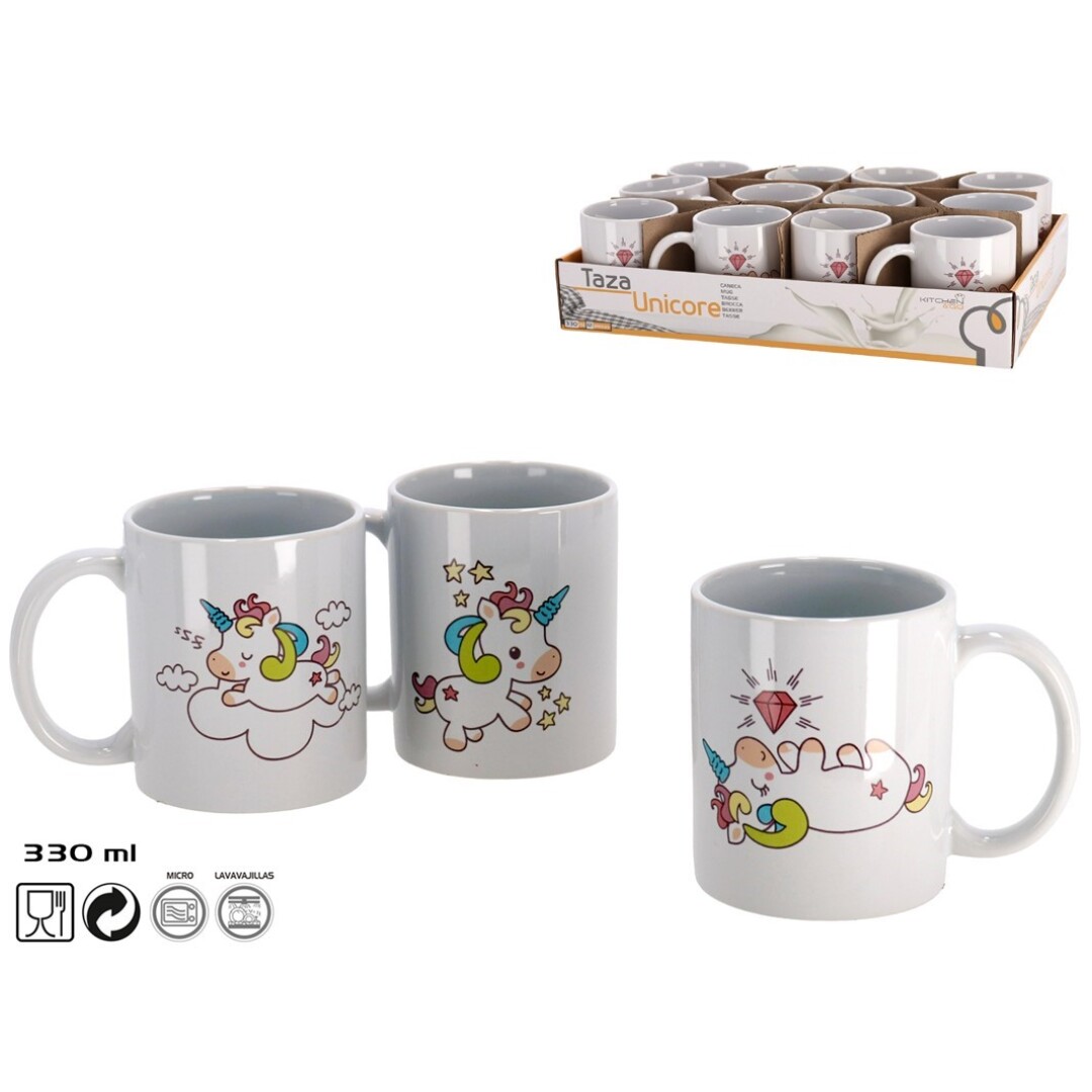 TAZA UNICORNIO 330ML CERAMICA 901000