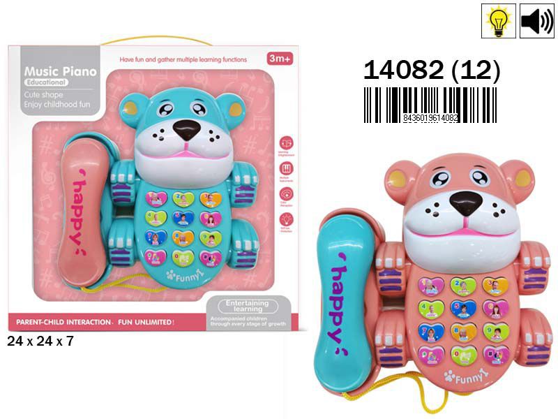TELEFONO PERRITO LUZ/SONIDO 905300