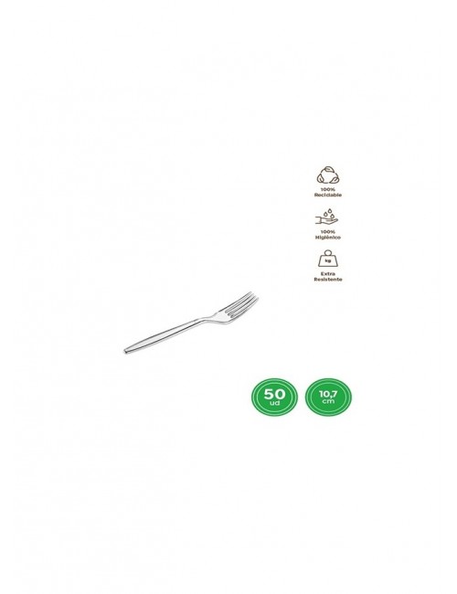TENEDOR TRANSP.REUT. 10.7CM 50UD 9006500
