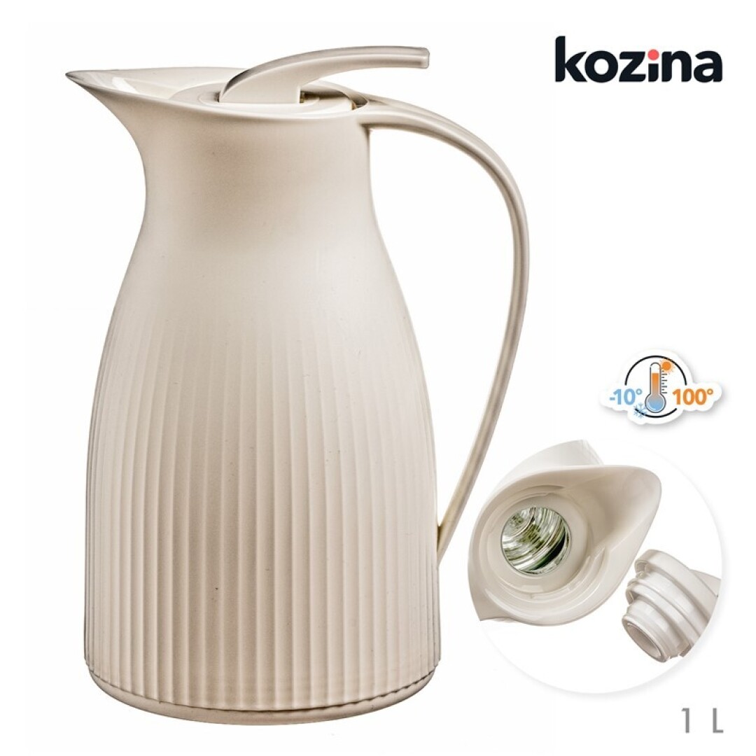TERMO PLAST-CRISTAL JARRA BEIG 1L 907700