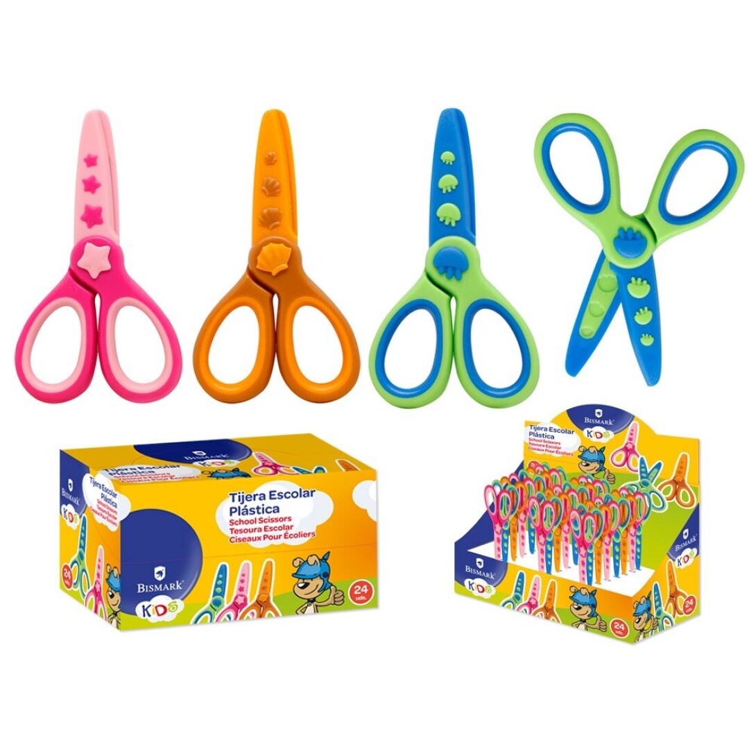 TIJERA ESCOLAR PLASTICA KISD 900700