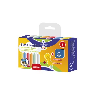 TIZA JUMBO C/BRILL+APLIC+BORRA 9016500