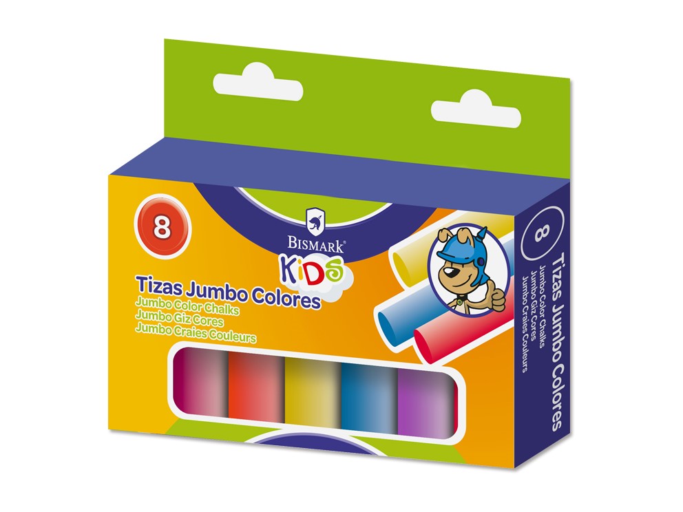 TIZA JUMBO COLORES 9010500