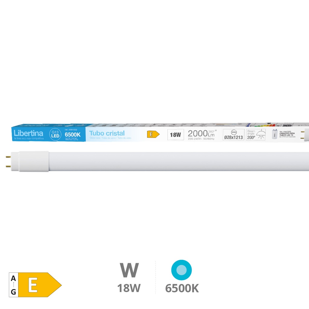 TUBO LED 120CM 18W 6500K 9029000