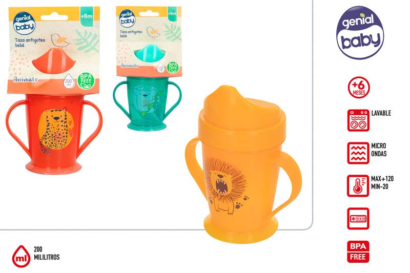 VASO BEBE ANTIDERRAME 200ML 9015000