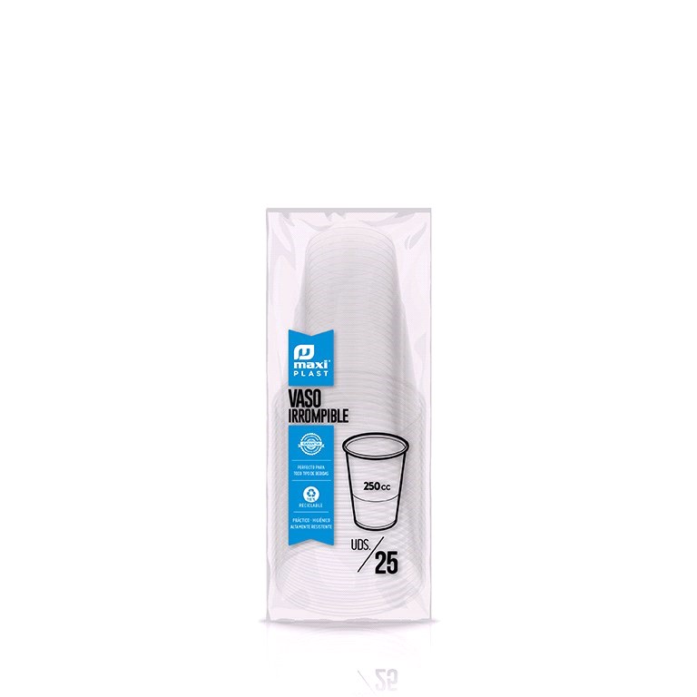 VASO TRANSP. IRROMP. 250CC 25U 9008500