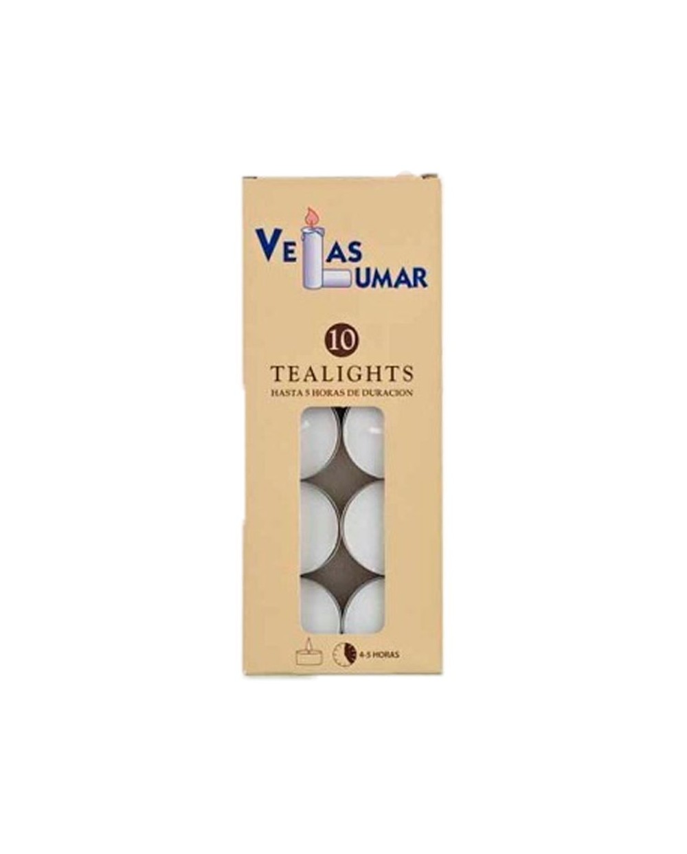 VELAS TE 10U.LARGA DUR 4.5H  900800