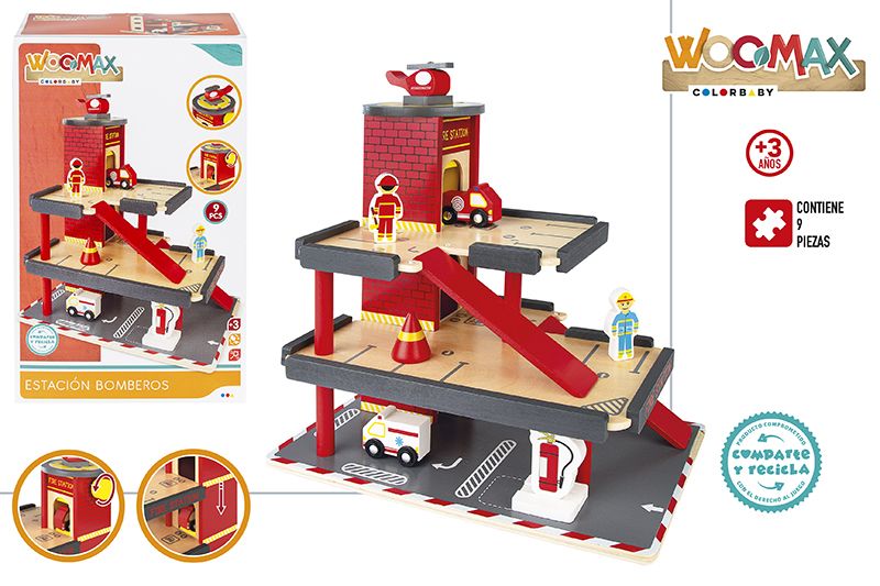 WOOMAX-ESTACION BOMBEROS MADERA 913500