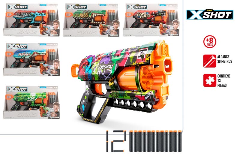 X-SHOT SKINS PISTOLA GRIEFER 913500